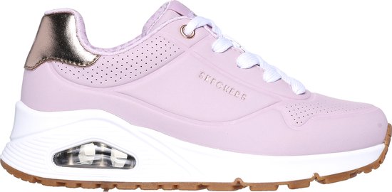 Skechers Uno Gen1 - Shimmer Away Meisjes Sneakers - Roze - Maat 36