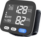 Bol.com Alphamed Digitale bloeddrukmeter - Pols - Hartslagmeter - LCD Scherm - Blood Pressure Monitor aanbieding