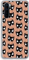 Case Company® - Hoesje geschikt voor OnePlus Nord hoesje - Kat - Soft Cover Telefoonhoesje - Bescherming aan alle Kanten en Schermrand