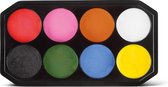Snazaroo Schmink Jumbo Palet set 8 kleuren
