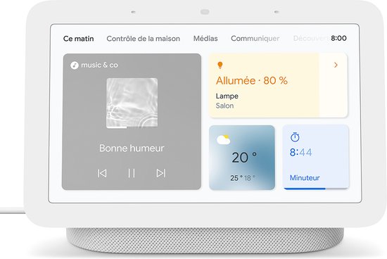 Google Nest Hub (2e generatie) - Chalk