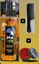 Aftershave Cologne Exclusief 400ml + Wax 150ml Privé 6 + Gratis Kam pack! Mafia Men