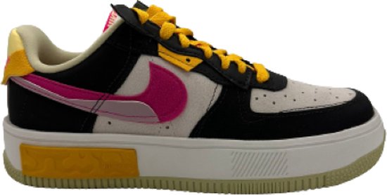 Nike air force zwart roze sale