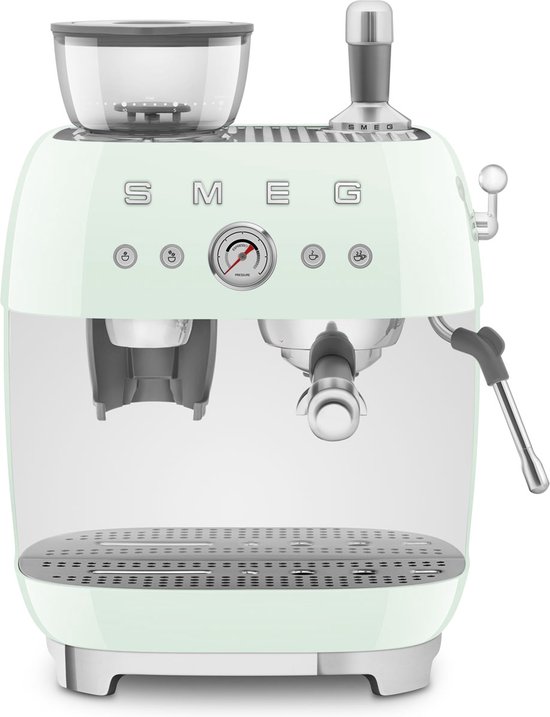 SMEG EGF03PGEU - Espressomachine met geïntegreerde bonenmaler - Watergroen