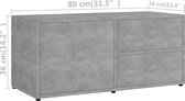 vidaXL-Tv-meubel-80x34x36-cm-bewerkt-hout-betongrijs