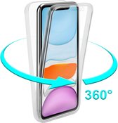 iPhone 13 360° clear PC + TPU hoesje - Bescherming - Screen protector - Volledige bescherming - Tweedelig