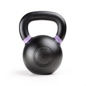 ZEUZ Kettlebell 20 KG – Gewichten voor Fitness & CrossFit - Conditie & Krachttraining – Gietijzer – Paars