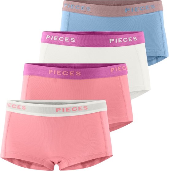 Pieces 4-Pack Dames shorts - Solid - M.