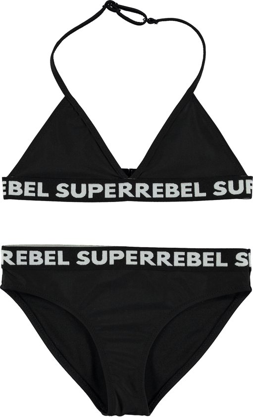 Meisjes bikini triangel Isla - Zwart