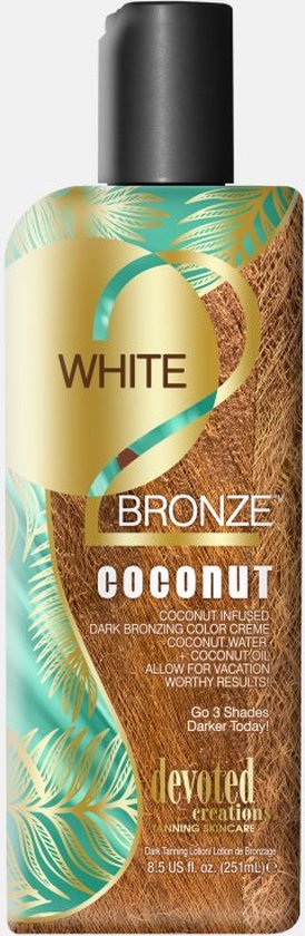 Devoted Creations – White 2 Black Coconut – Zonnebankcrème