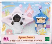 Sylvanian Families 5684 BabyDuo Undersea Friends- fluweelzachte speelfiguren