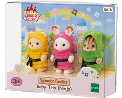 foto van Sylvanian Families 5616 Baby Trio ( Ninja)