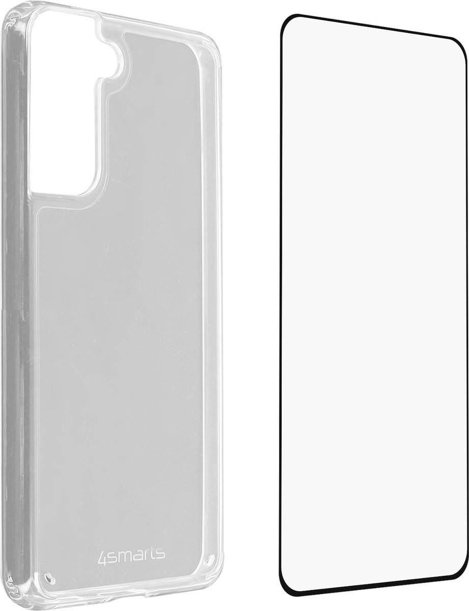 4smarts 360° Premium Protection Set Geschikt voor Samsung Galaxy S21 Plus Zwart