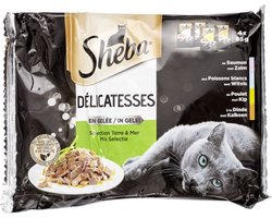 3x sheba delicatesses in gelei Mix Selectie 4x 85g