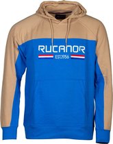 Sweat à capuche Rucanor Trevor Sweater - Homme - Blauw/ Beige - Taille XL