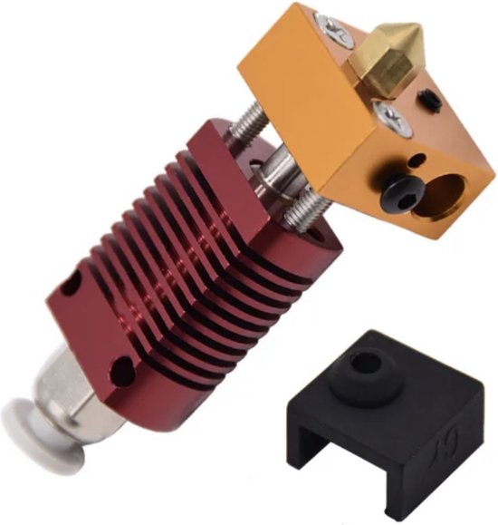 MK8 3D Printer Extruder Hot End Kit + Hotend Sleeve - Hoge Kwaliteit - OXILO