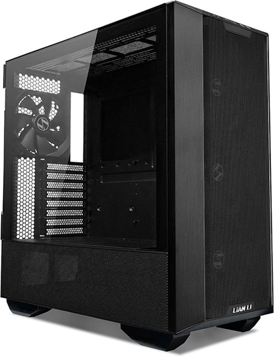 Lian Li LANCOOL III, Midi Tower, PC, Zwart, EATX, Aluminium, SGCC, Gehard glas, 18,7 cm