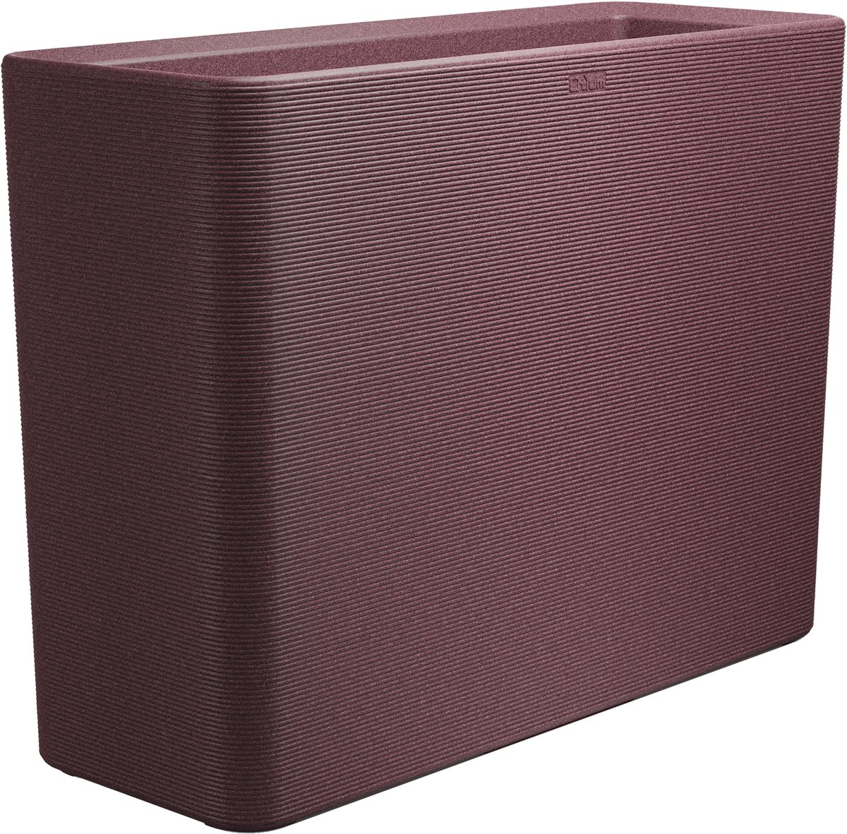Otium bloembak dubbelwandig Linea 100 cm violet cork