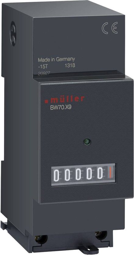 Müller BW 70.29 24V 50-60Hz Bedrijfsurenteller Roltelwerk