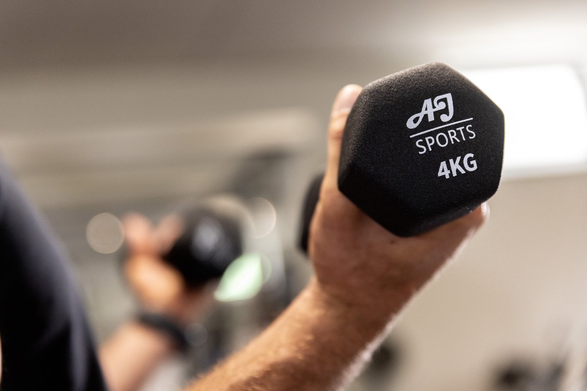 AJ-Sports Dumbells 4 kg - 2 x 4 kg dumbell - Gewichten - Dumbells set - Gewichten set - Halterset - Fitness gewichten - Krachttraining - Fitness – foto 8
