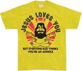 Jesus Loves You, But Everybody Else... - Large - Geel