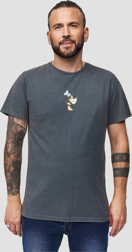 Recovered Disney Goofy Zijprofiel T-Shirt