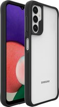 iMoshion Hoesje Geschikt voor Samsung Galaxy A14 (5G) Hoesje - iMoshion Rugged Hybrid Case - Zwart / Transparant