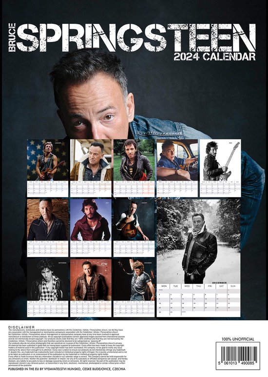 Bruce Springsteen Kalender 2024