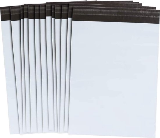 Coex Verzendzak - 17 x 30 cm - Zelfklevend - Waterbestendig - 50 Micron - Extra sterke sluiting - 100 stuks