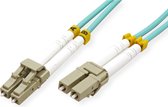 Câble patch fibre optique duplex LC Value - Multi Mode OM3 - turquoise - 3 mètres