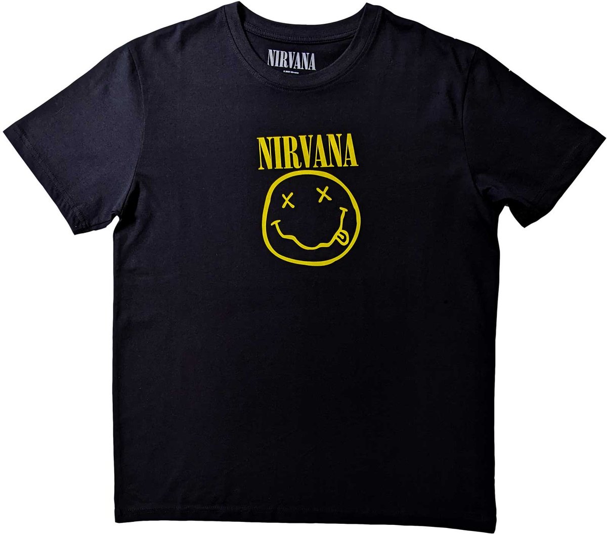 Nirvana Shirt – Smiley Logo with Back Print maat S