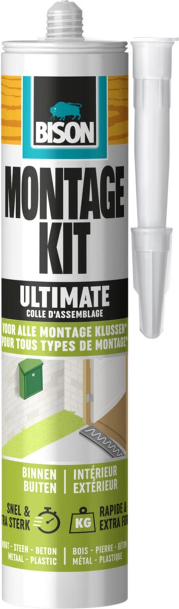 Bison - Montagekit Ultimate - 12 x 440 gr - Voordeelverpakking