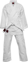 Karatepak Kensu Wit Karate Gi met witte band Essimo 110 cm