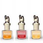 Pardole - Auto parfum - auto luchtverfrisser - pakket Fruitig 3 stuks 30ML