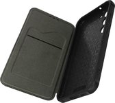 Flip Wallet Case geschikt voor Samsung S23 Stand-Functie Donkergroen