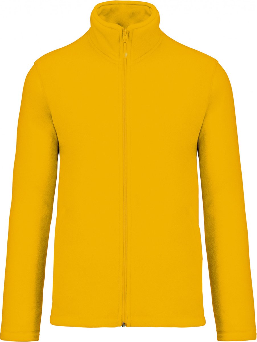 Kariban Microfleece met rits heren K911 Geel