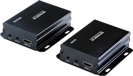 SpeaKa Professional HDMI Extender (verlenging) via netwerkkabel RJ45 50 m