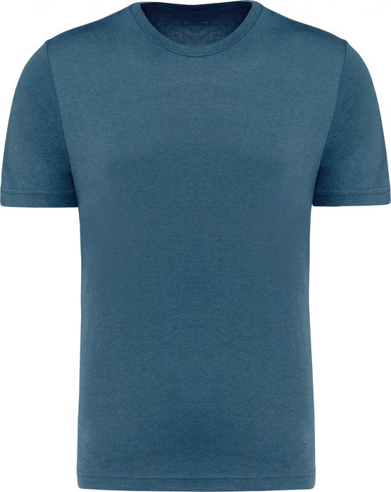 SportT-shirt Heren XXL Proact Ronde hals Korte mouw Duck Blue Heather 50% Polyester, 25% Katoen, 25% Viscose