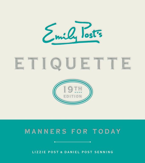 Emily Post's Etiquette - cover