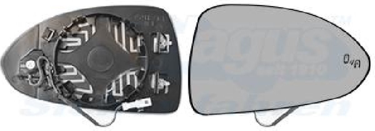 VanWezel 3804836 - Miroir rétroviseur droit pour Opel Corsa e de 10/2014 à 2019