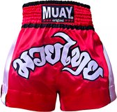 Muay Thai Short - rood/wit L