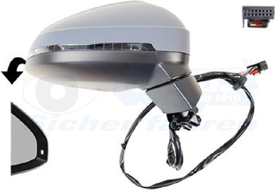 Rückspiegel Für Renault Kadjar 2015-2018 - Elektrisch Beheizbar Mit Blinker & Sensorik