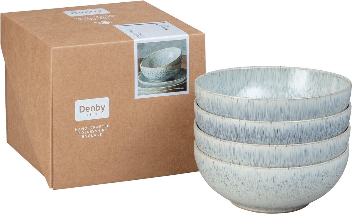 Denby | Halo Speckle Mueslikom Set van 4 800ml