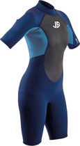 JS - MAUI Dames Shorty 3/2 FL - Wetsuit - Surf - Sup - Zeilen - 14 UK - maat 40