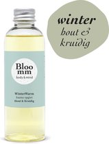 Bloomm Winter Saunageur Opgietmiddel, Hout & Kruidig, 100ml.