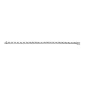 Jewels Inc. - Armband - Tennisarmband gezet met Zirkonia - 4mm- Lengte 18cm - Gerhodineerd Zilver 925