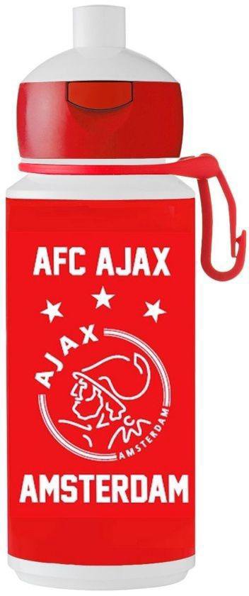 AJAX Pop up Drinkfles wit rood wit | bol.com