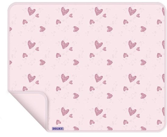 Couverture Dooky une couche Pink Heart | bol.com