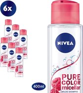 NIVEA Micellar Color Secure Shampoo - gekleurd haar - 6 x 400 ml - Voordeelverpakking