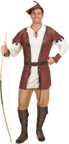 LUCIDA - Bruin Robin Hood kostuum voor mannen - L
